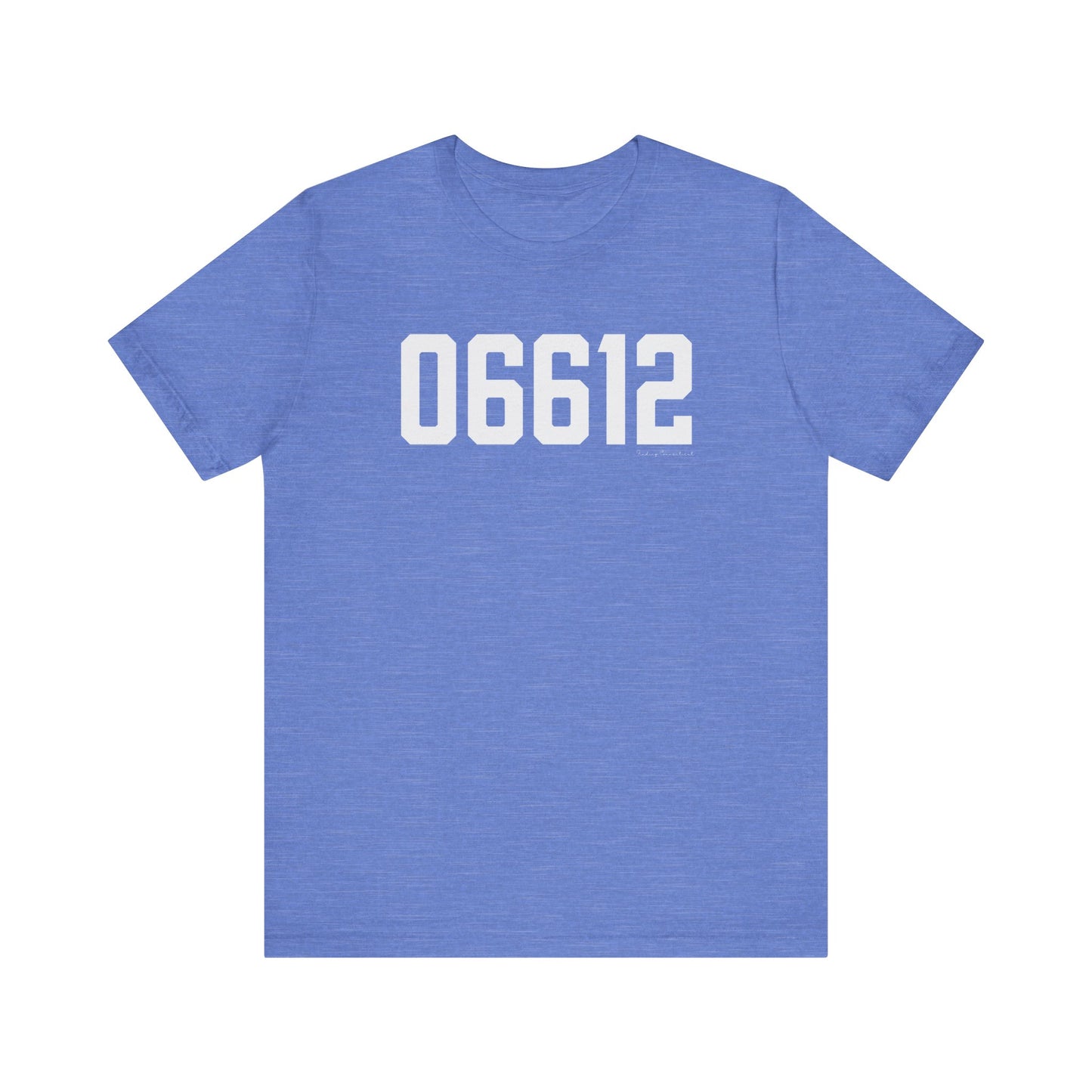 06612 Easton CT Zip Code Unisex Jersey Short Sleeve T-Shirt