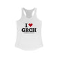 I Heart GRCH Women's Ideal Racerback Tank Top