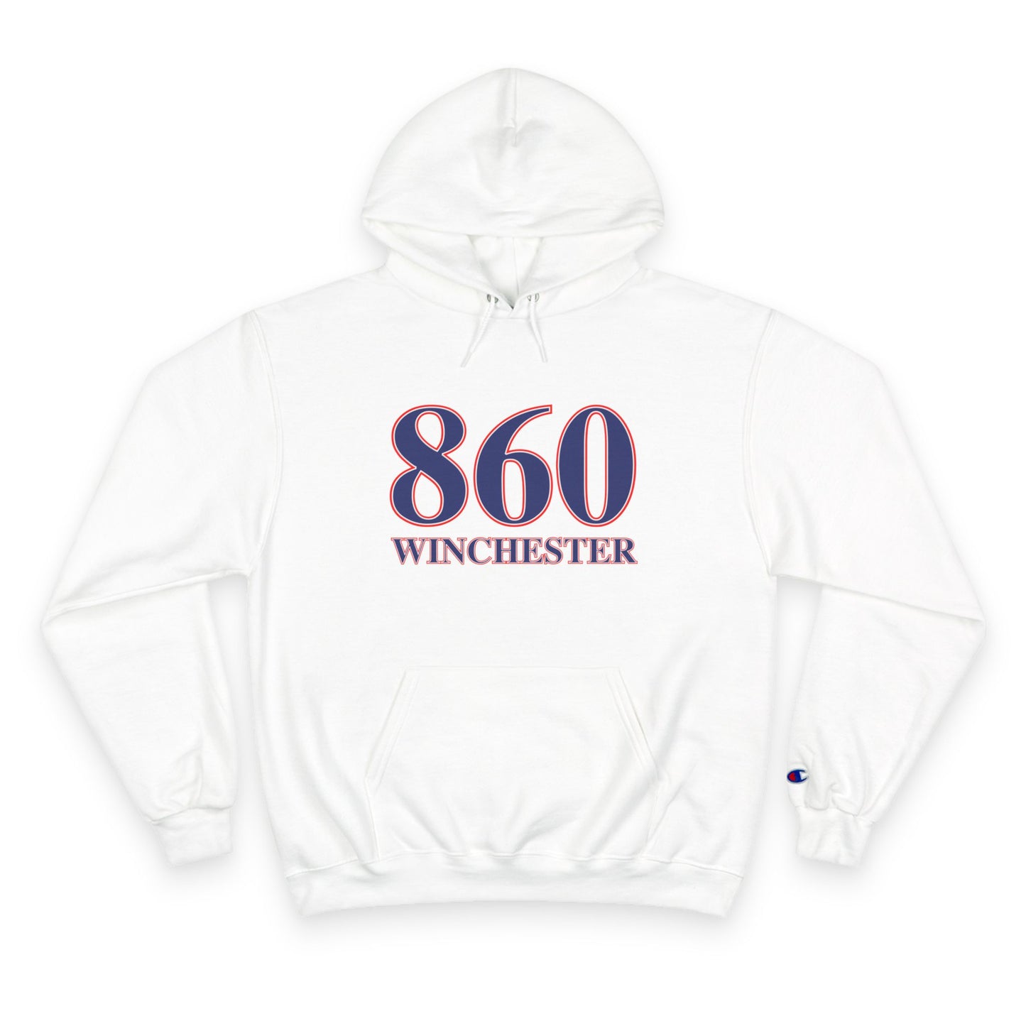 860 Wnchester Red White & Blue Champion Hoodie