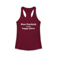 New Fairfield Is My Happy Place Women's Ideal Racerback Tank Top