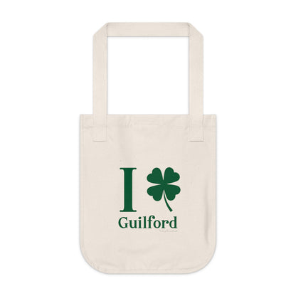 I Clover Guilford Organic Canvas Tote Bag