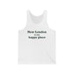 New London is My Happy Place Unisex Jersey Tank Top