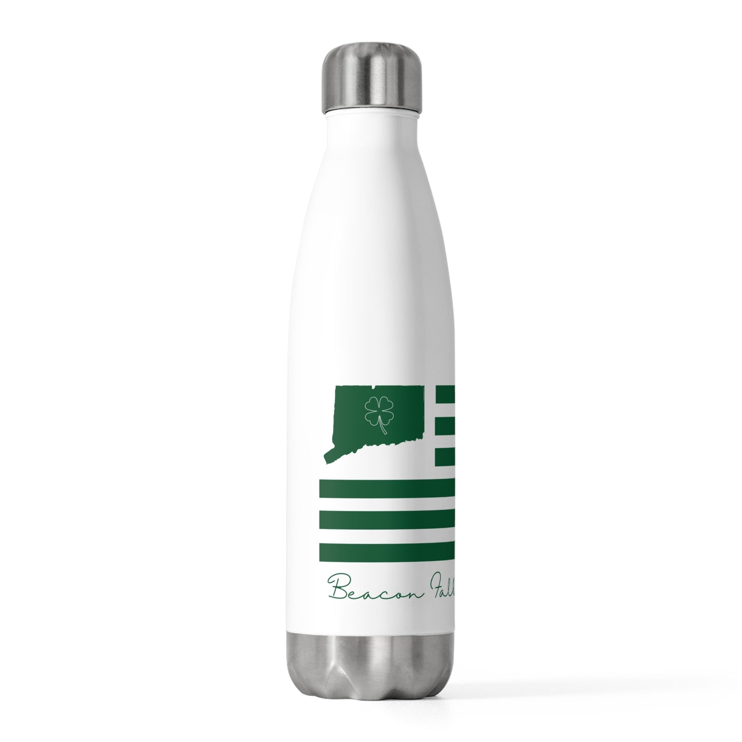 Beacon Falls Connecticut St. Patrick’s Day Flag 20oz Insulated Bottle