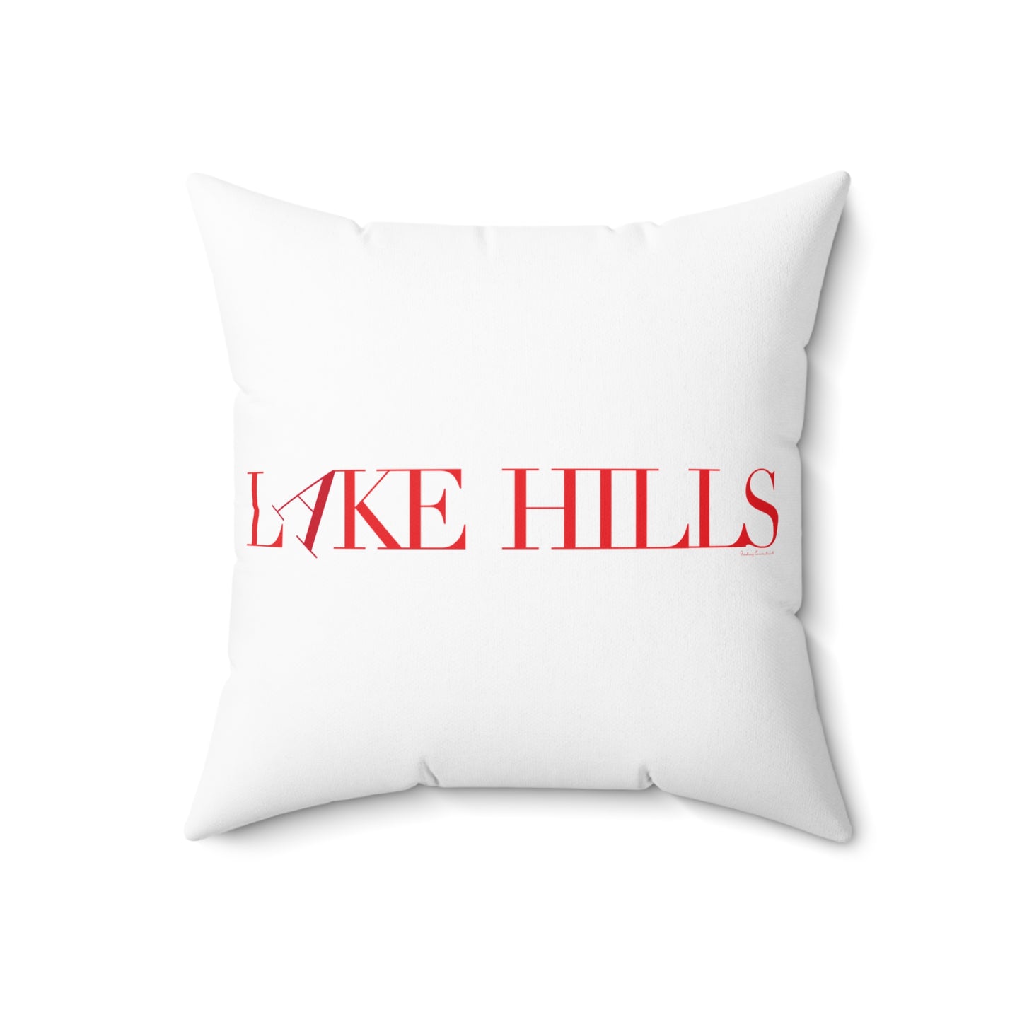41 Tilt Lake Hills Spun Polyester Square Pillow