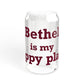 Bethel Is My Happy Place  Sipper Glass, 16oz