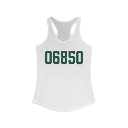 06850 Norwalk Connecticut Zip Code  Women's Ideal Racerback Tank Top