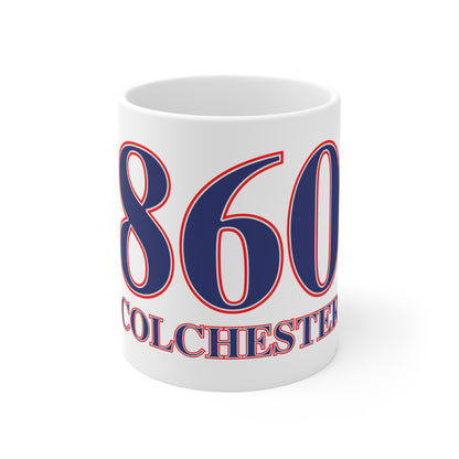 860 Colchester Red, White & Blue Mug 11oz