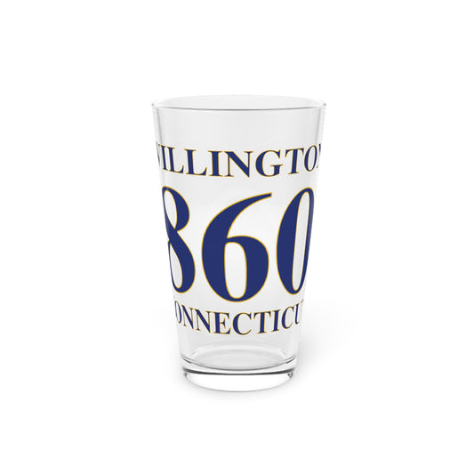 Willington 860 Connecticut Pint Glass, 16oz