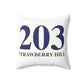 203 Strawberry Hill Spun Polyester Square Pillow