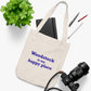 Woodstock is My Happy Place Organic Canvas Tote Bag