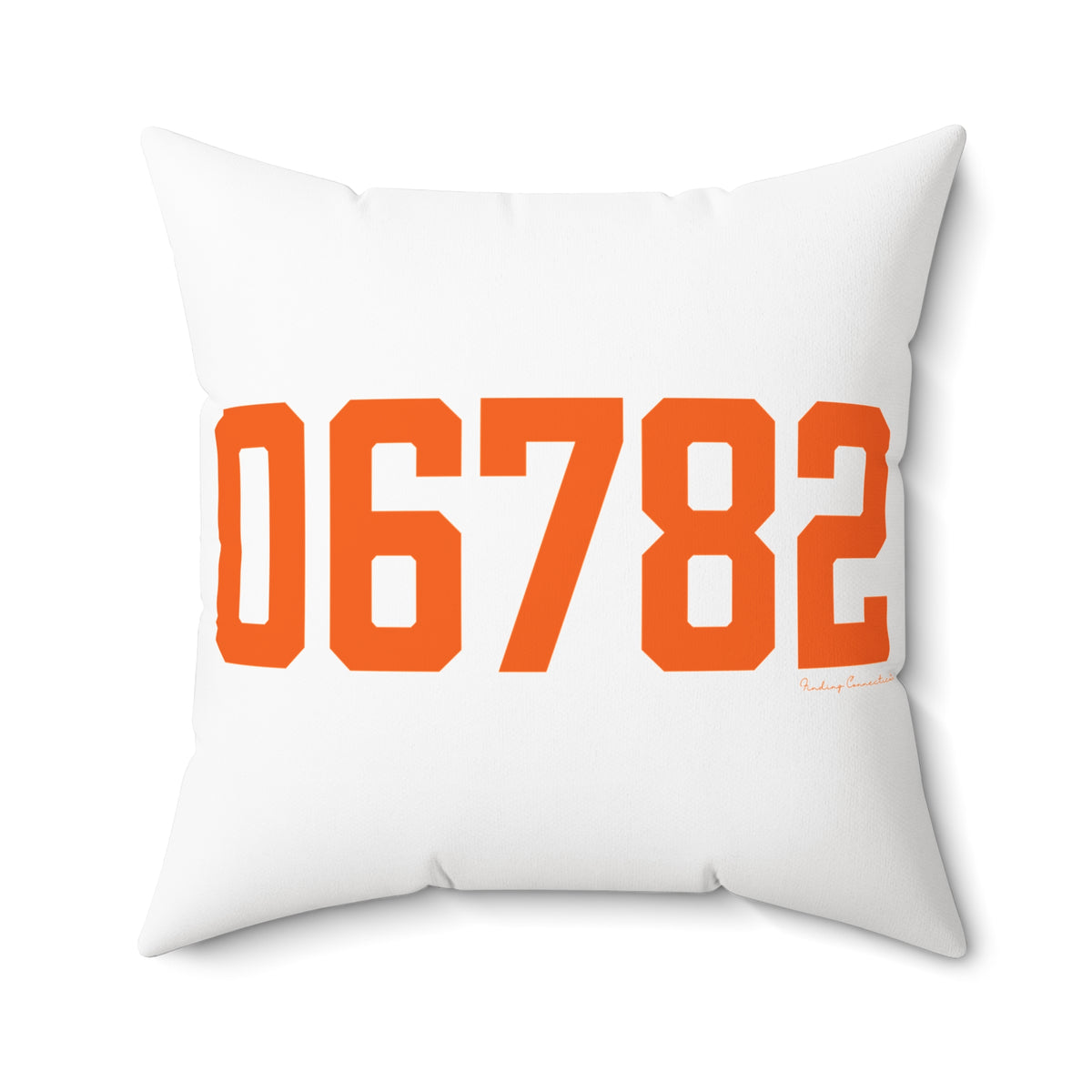 06782 Plymouth Connecticut Zip Code Polyester Square Pillow