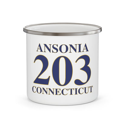 Ansonia 203 Connecticut Enamel Camping Mug