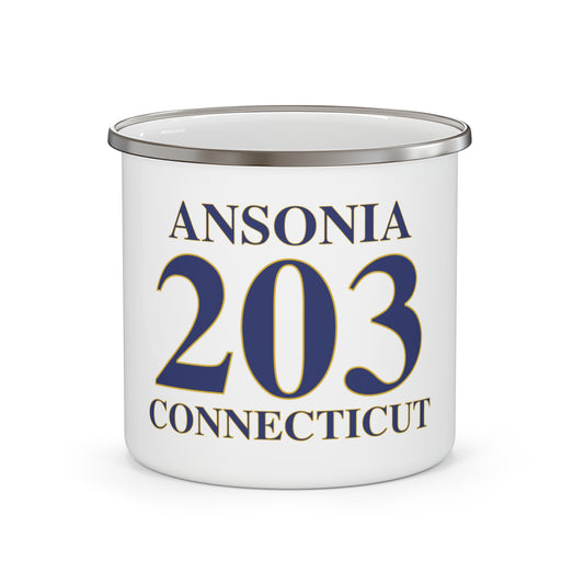 Ansonia 203 Connecticut Enamel Camping Mug