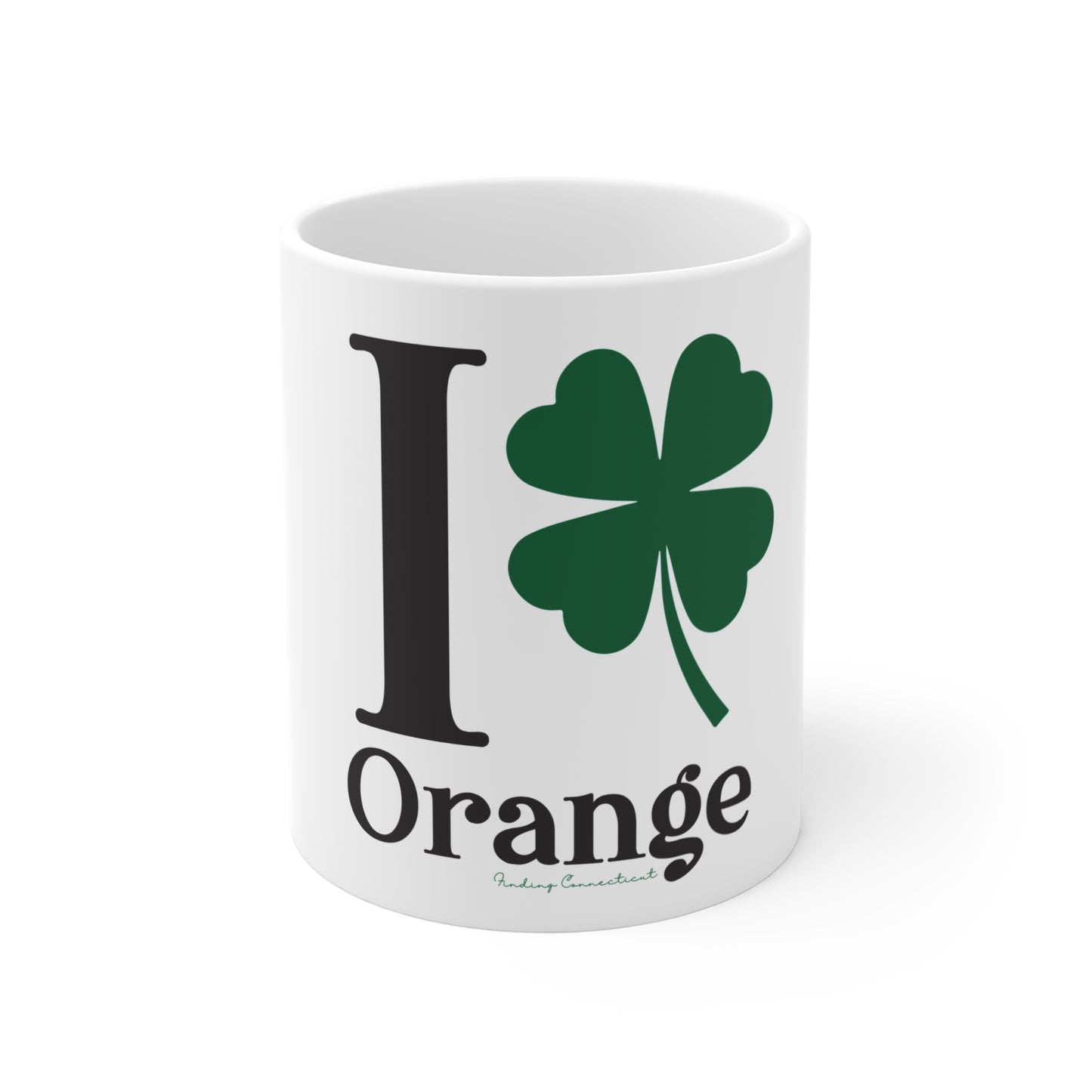 I Clover Orange Mug 11oz