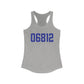 06812 New Fairfield Connecticut Zip Code Women's Ideal Racerback Tank Top