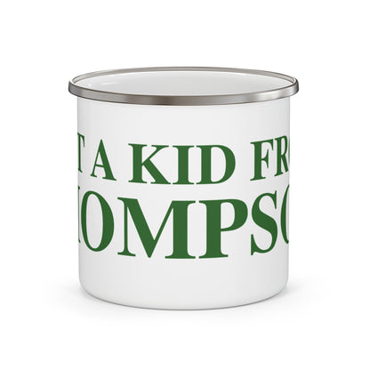 Just a kid from Thompson Enamel Camping Mug