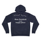 New Fairfield Is My Happy Place Unisex Sponge Fleece Pullover Hoodie