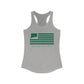 Washington Connecticut St. Patrick’s Day Flag Women's Ideal Racerback Tank Top