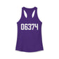 06374 Plainfield CT Zip Code Women's Ideal Racerback Tank Top
