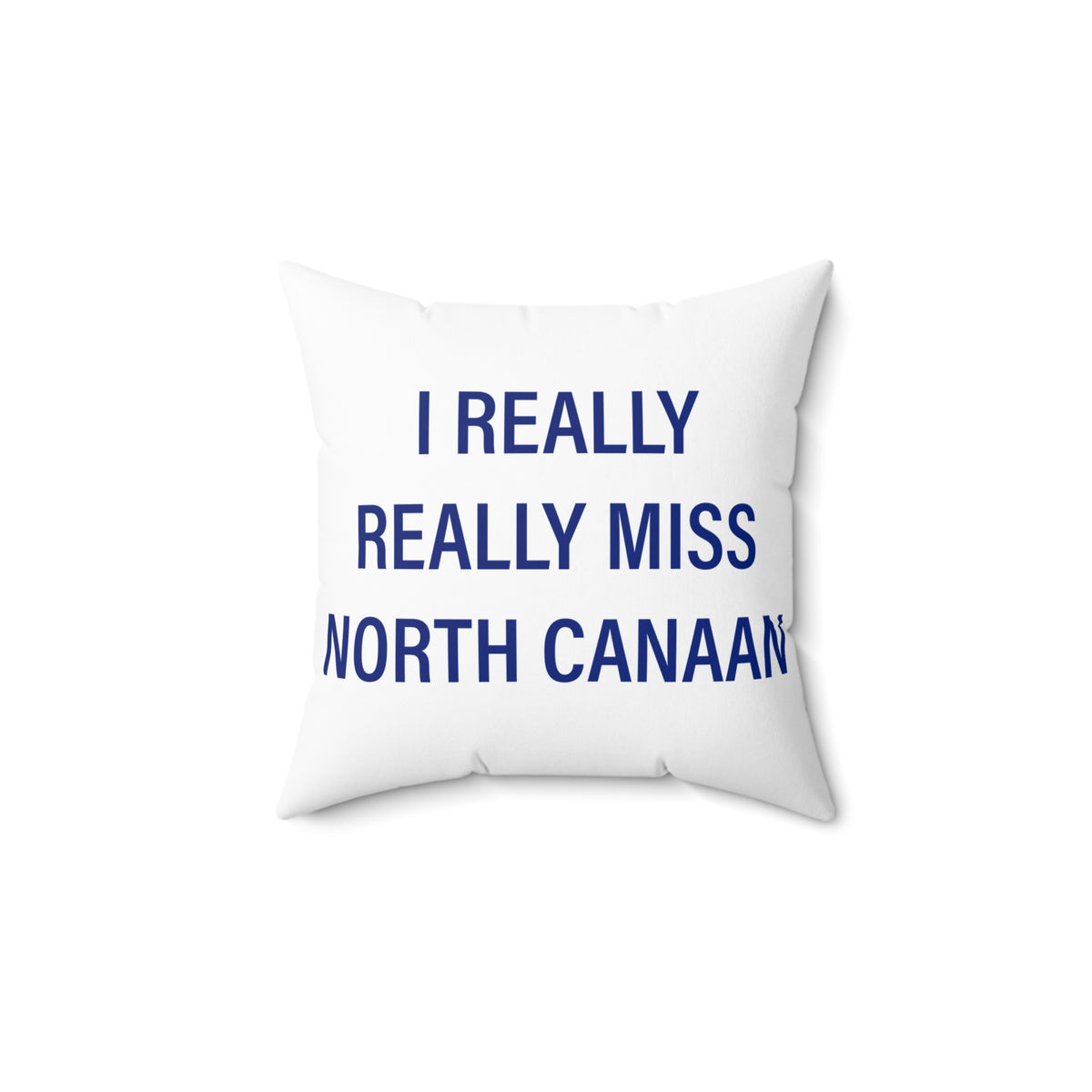I Really Really Miss North Canaan Polyester Square Pillow