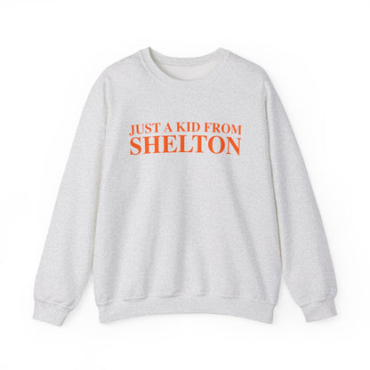 Just a kid from Shelton Unisex Heavy Blend™ Crewneck Sweatshirt