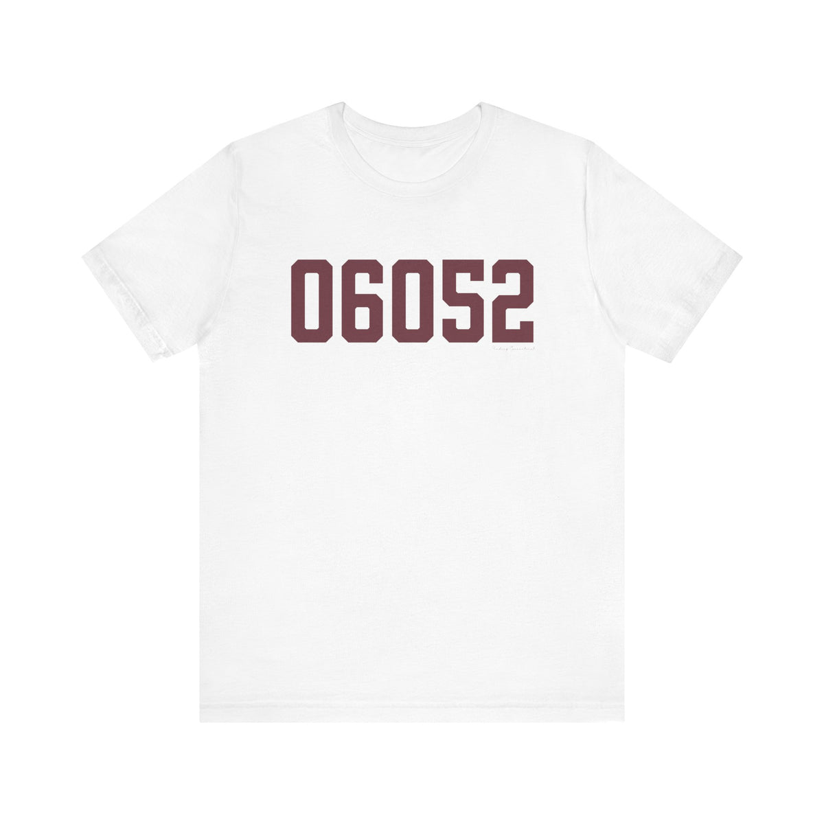 06052 New Britain Connecticut Zip Code Unisex Jersey Short Sleeve T-Shirt