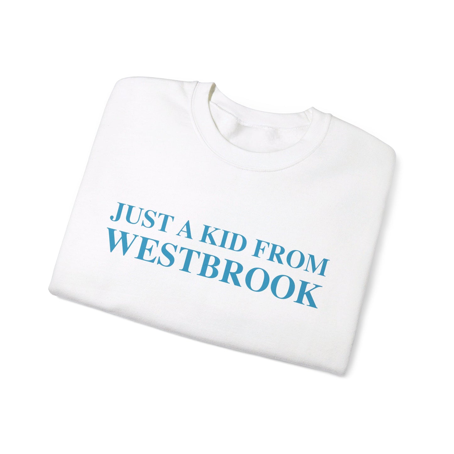 Just a kid from Westbrook Unisex Heavy Blend™ Crewneck Sweatshirt