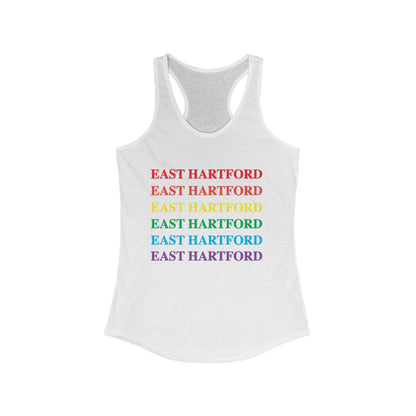 East Hartford Pride Women's Ideal Racerback Tank