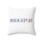 41 Tilt Bridgeport Spun Polyester Square Pillow