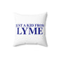Just a kid from Lyme Spun Polyester Square Pillow