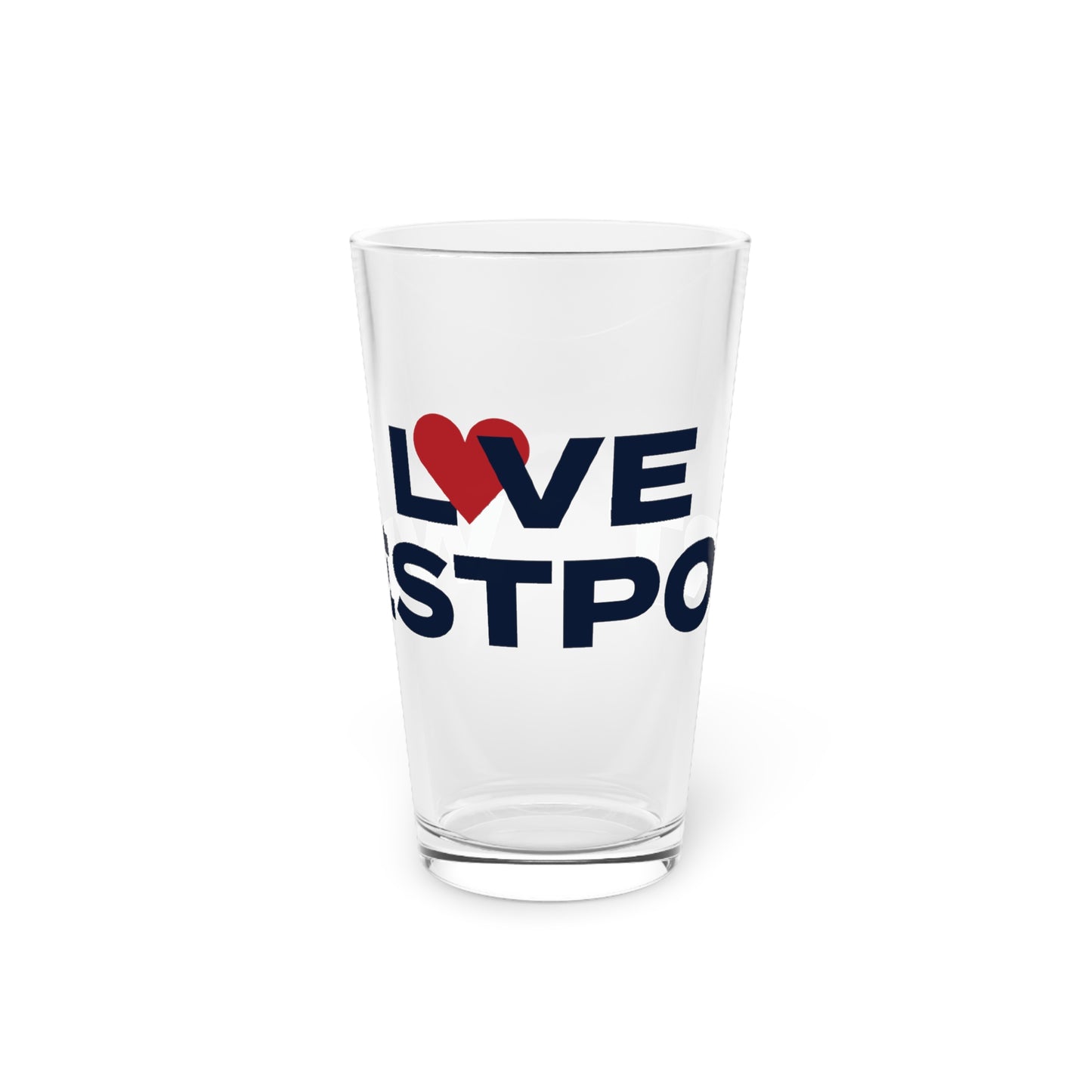 Love Westport Pint Glass, 16oz