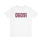 06091 Hartland Connecticut Zip Code Unisex Jersey Short Sleeve T-Shirt
