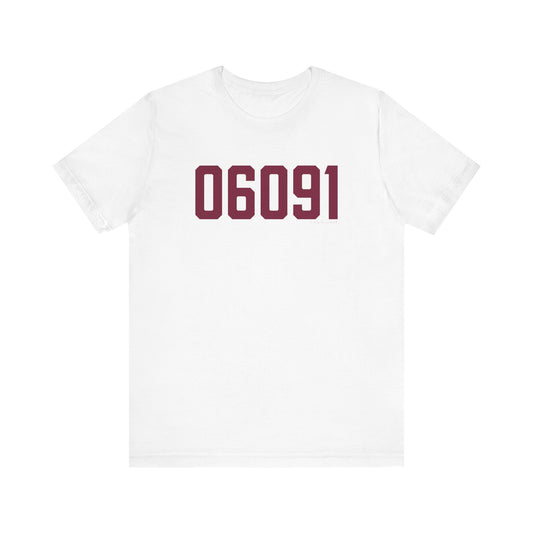 06091 Hartland Connecticut Zip Code Unisex Jersey Short Sleeve T-Shirt