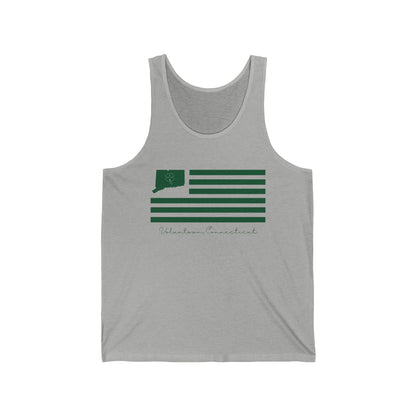 Voluntown Connecticut St. Patrick’s Day Flag Unisex Jersey Tank Top