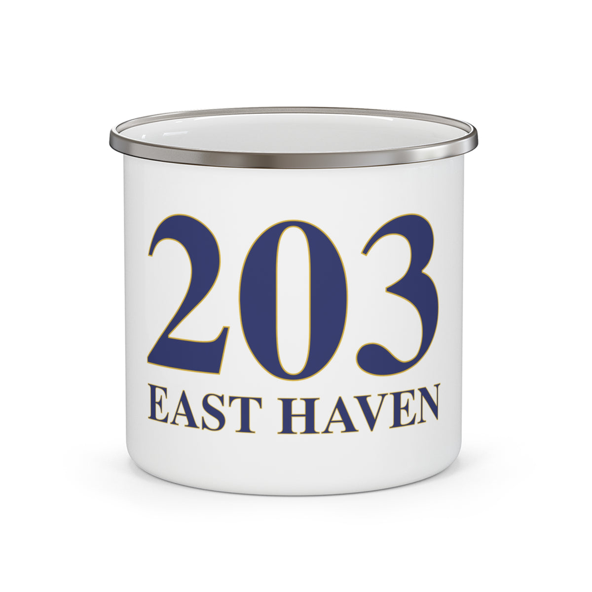 203 East Haven Enamel Camping Mug