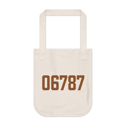 06787 Thomaston Connecticut Zip Code Organic Canvas Tote Bag