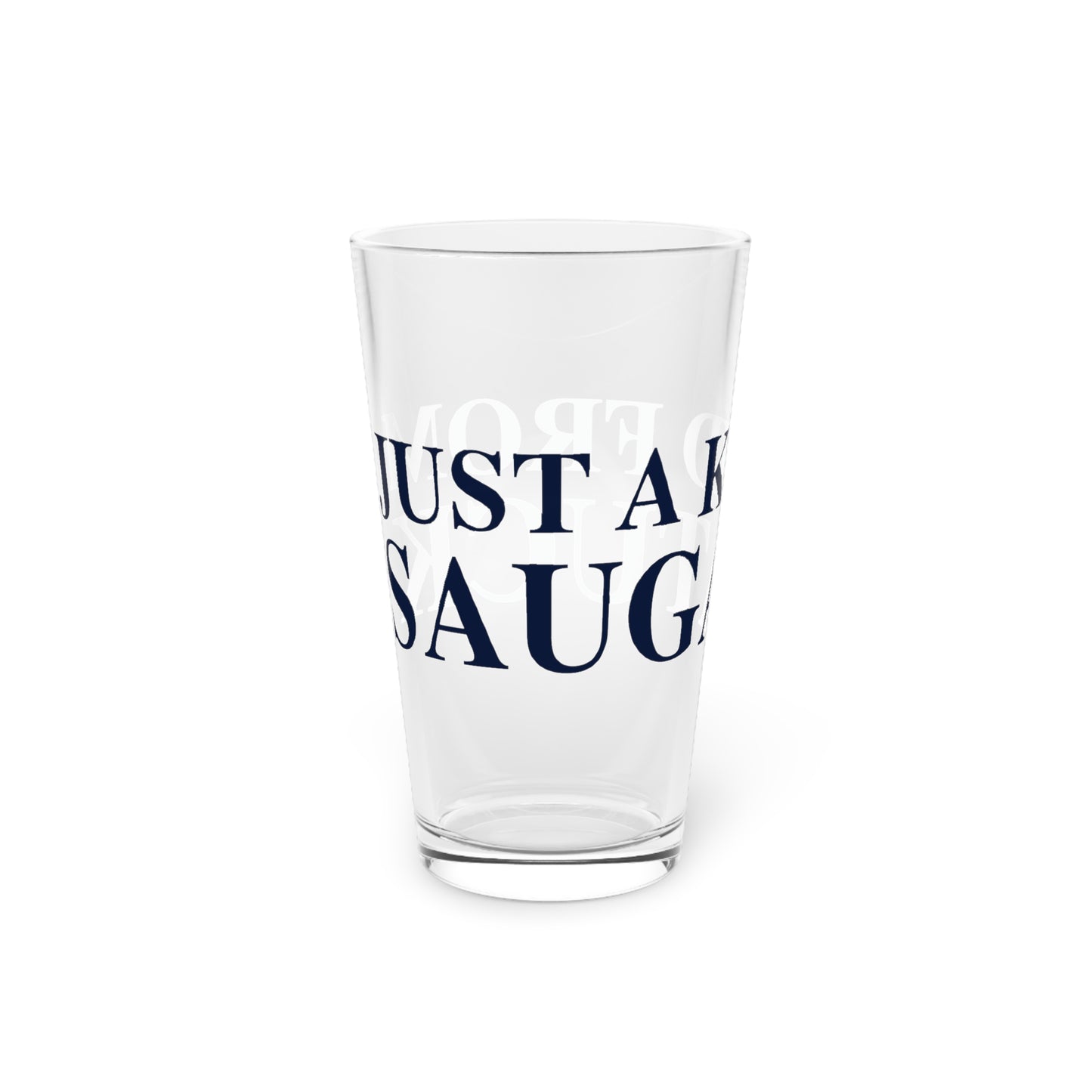 Just a kid from Saugatuck Pint Glass, 16oz