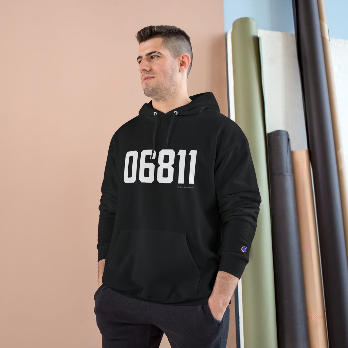 06811 Danbury CT Zip Code Champion Hoodie Sweatshirt