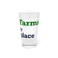Greens Farms is my Happy Place Pint Glass, 16oz