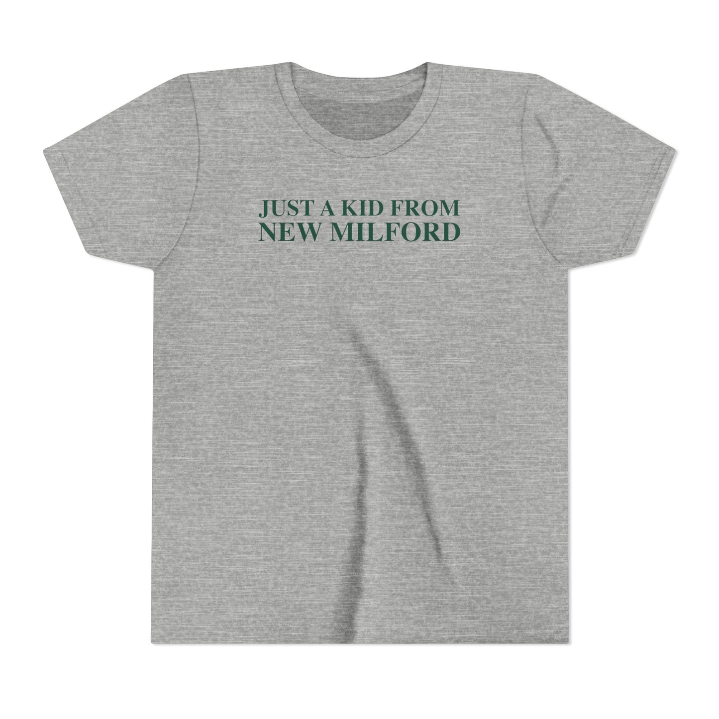 Just a kid from New Milford Youth Short Sleeve T-Shirt