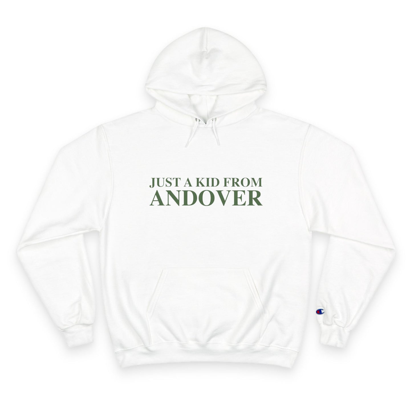 Just a kid from Andover Champion Hoodie