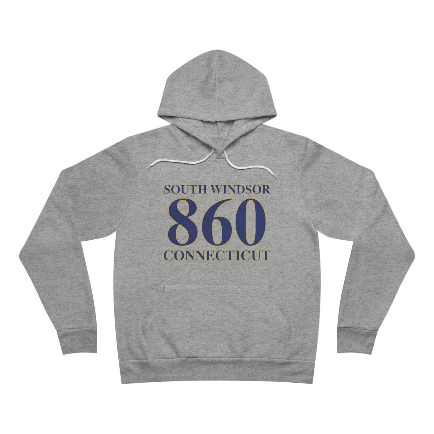 South Windsor 860 Connecticut Unisex Sponge Fleece Pullover Hoodie