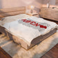 New Canaan Love Velveteen Plush Blanket