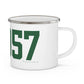06057 New Hartford Connecticut Zip Code Enamel Camping Mug