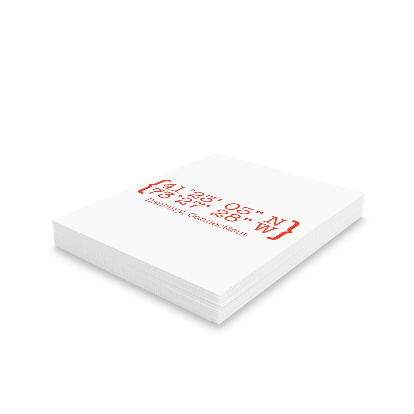 Danbury Coordinates Greeting cards (8, 16, and 24 pcs)