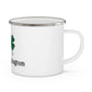 I Clover North Stonington Enamel Camping Mug