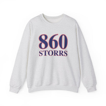 860 Storrs Red, White & Blue Unisex Heavy Blend™ Crewneck Sweatshirt