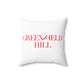 41 Tilt Greenfield Hill Spun Polyester Square Pillow