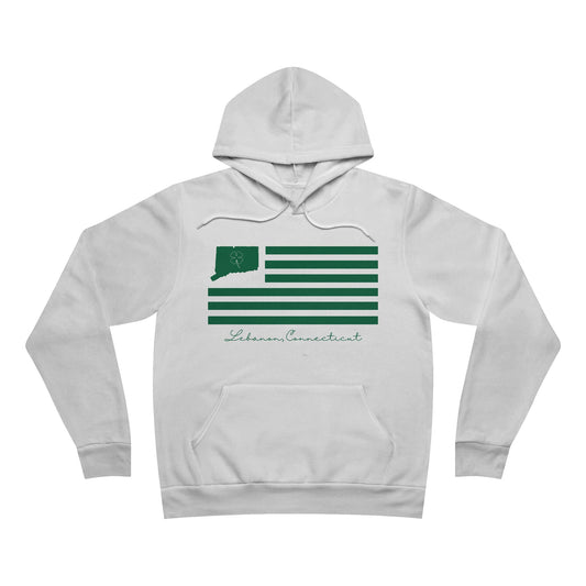 Lebanon Connecticut St. Patrick’s Day Flag Unisex Sponge Fleece Pullover Hoodie