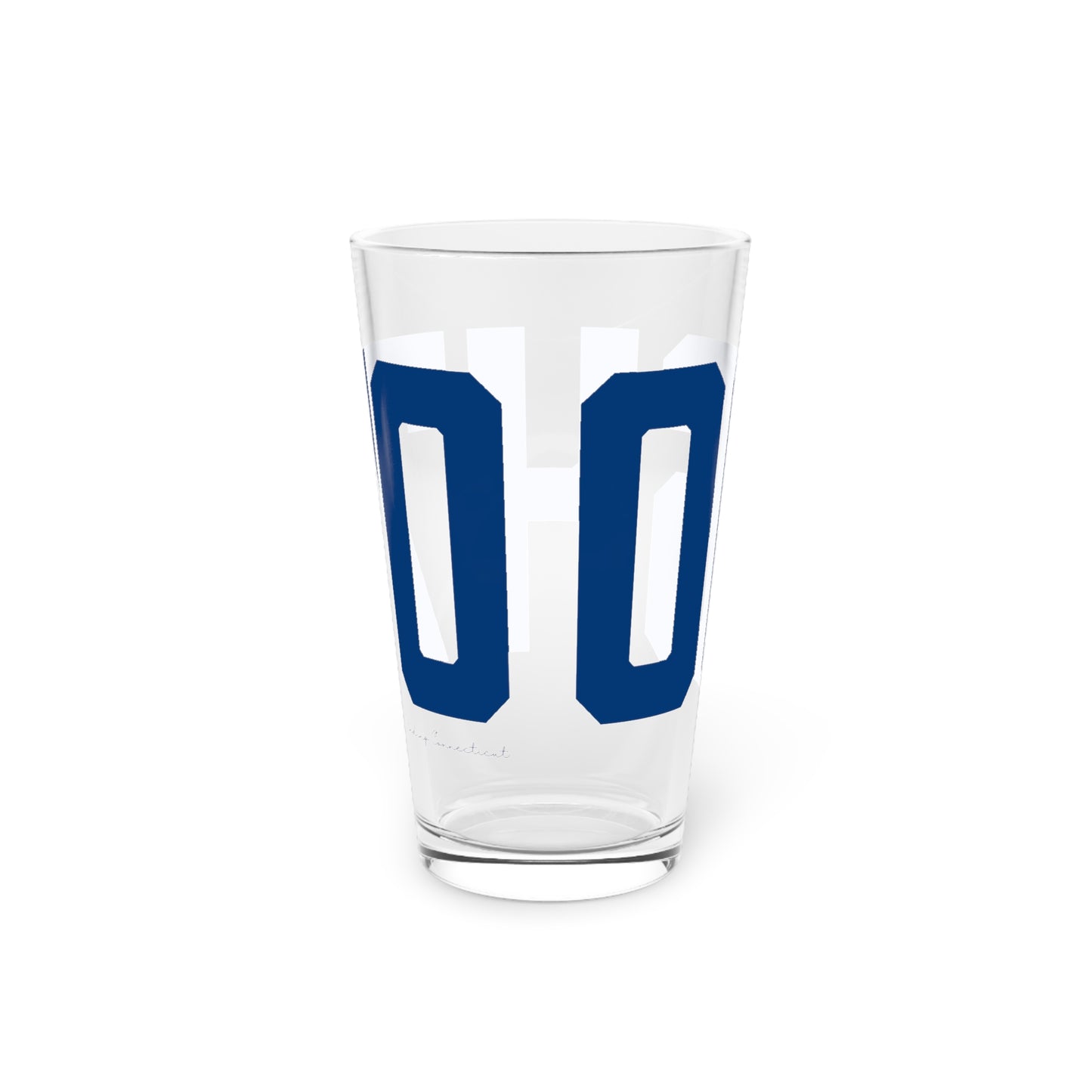 06470 Newtown Connecticut Zip Code Pint Glass, 16oz